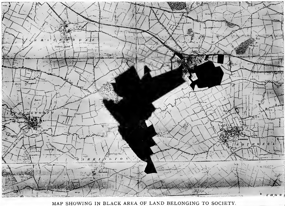 Map of land belonging to Co-Operative