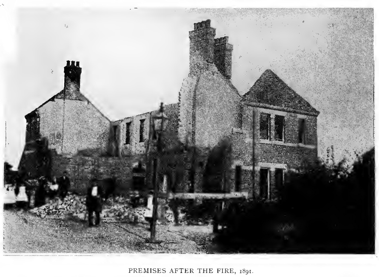 Premises After the Fire, 1891