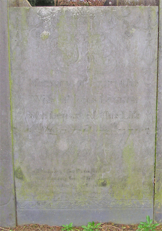 Mrs Emm Buckby - monument. Click for larger image in new window