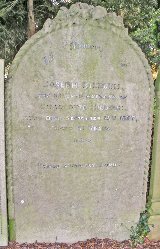 Joseph Kilborn- monument. Click for larger image in new window