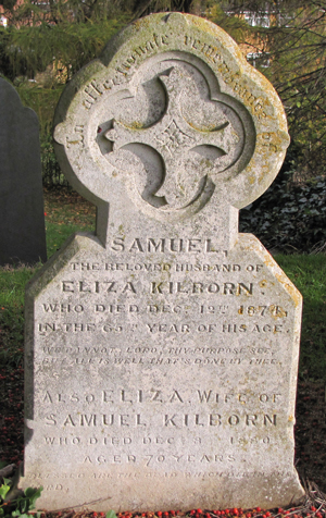 Samuel Kilborn- monument. Click for larger image in new window